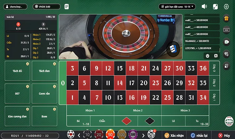 Truy Cập Trò Chơi Roulette